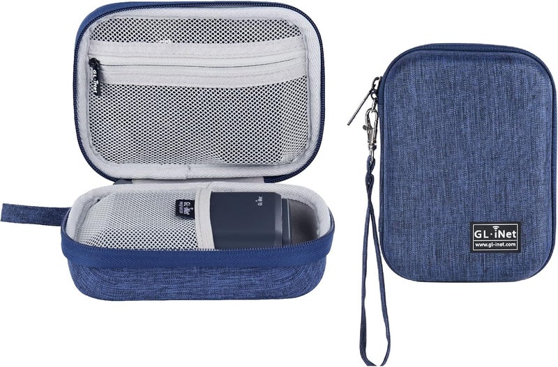 GL.iNet Gadget Organizer Case for Travel Routers GL-AXT1800/ GL-MT3000/ GL-SFT1200/ GL-E750, Chargers, Cables, and Accessories, Sturdy & Durable Pouch, Hand-carry EVA bag, Anti-shock, Water Resistant - Image 1